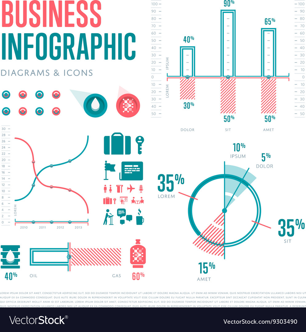 Infographics elements