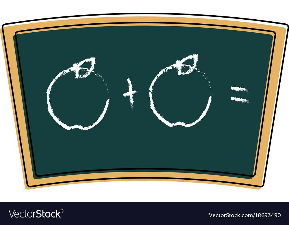 Isoliertes Blackboard Design