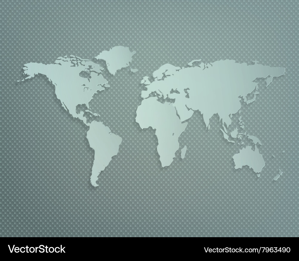 World map Royalty Free Vector Image - VectorStock