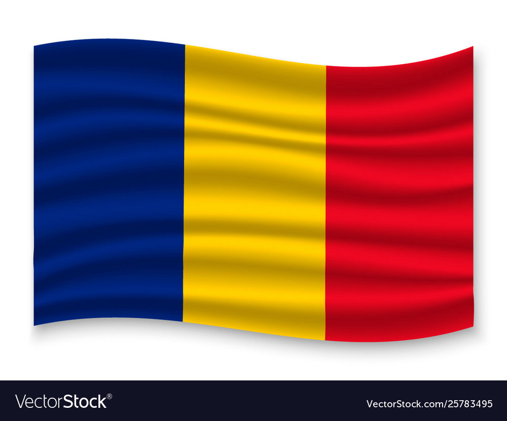 3d waving flag Royalty Free Vector Image - VectorStock