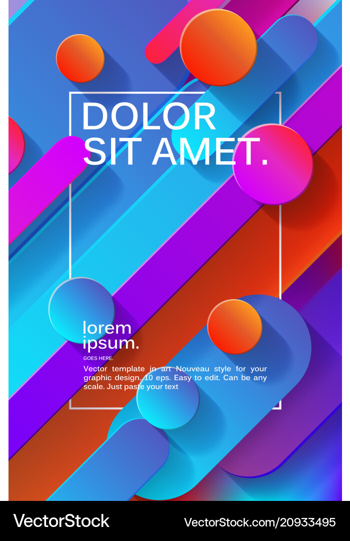 Abstract background for the presentation Vector Image