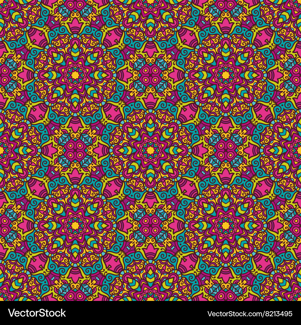 Ethnic seamless pattern Royalty Free Vector Image