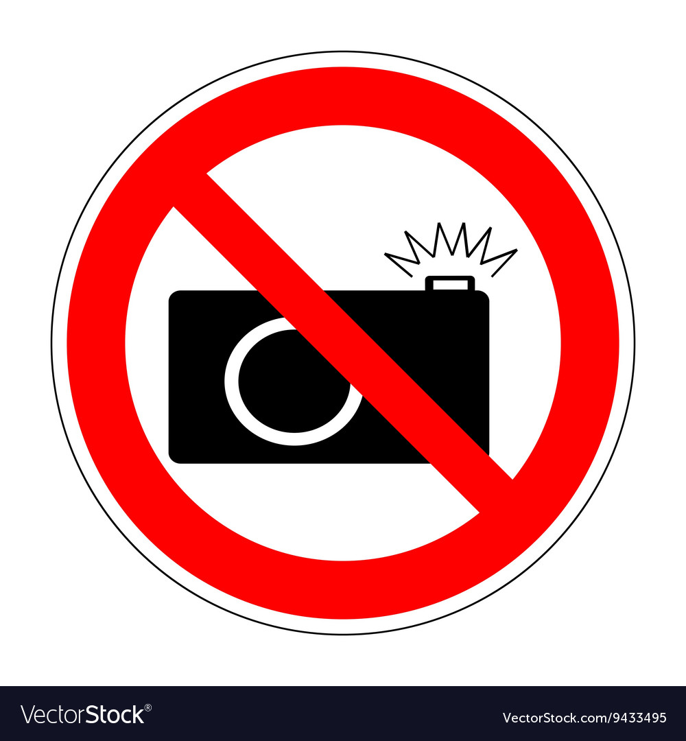 No photo camera icon 1004 vector image
