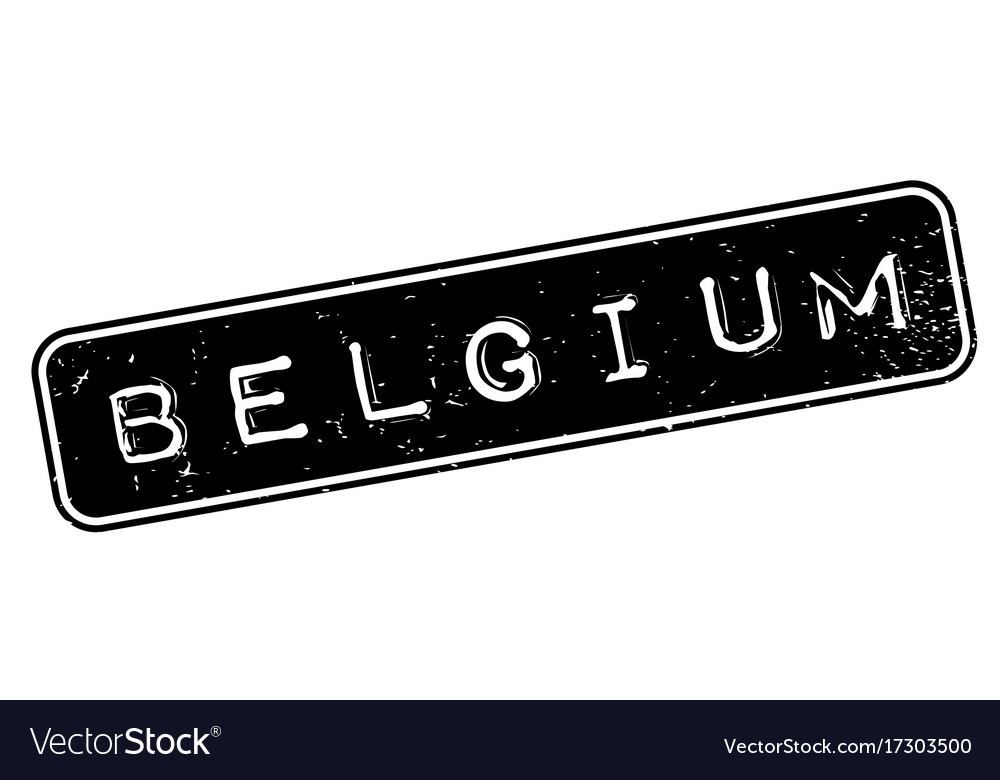 Belgium rubber stamp