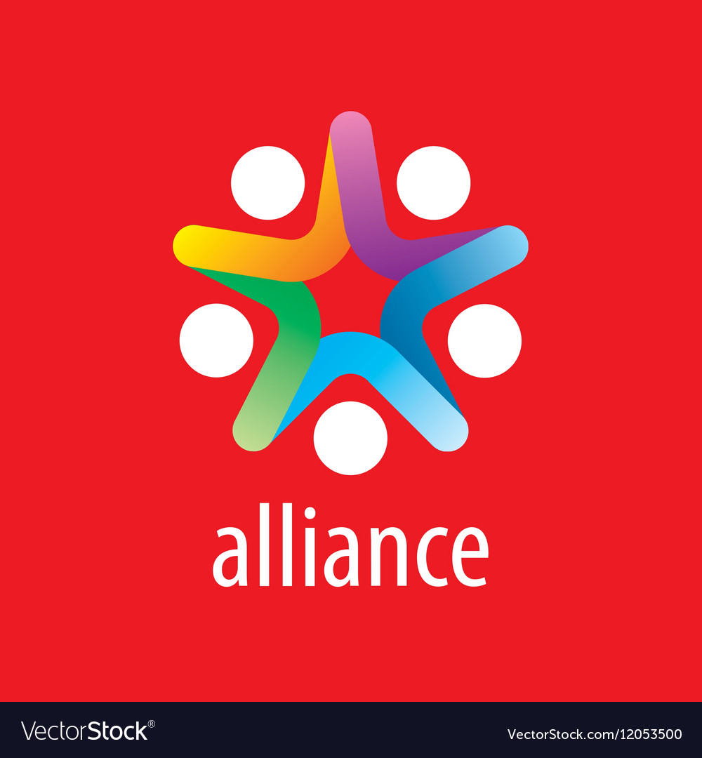 Logo alliance Royalty Free Vector Image - VectorStock