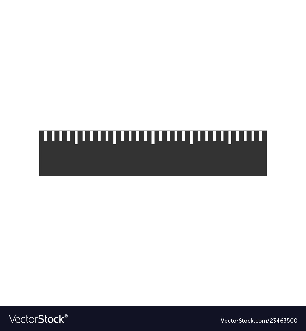 Ruler icon flat