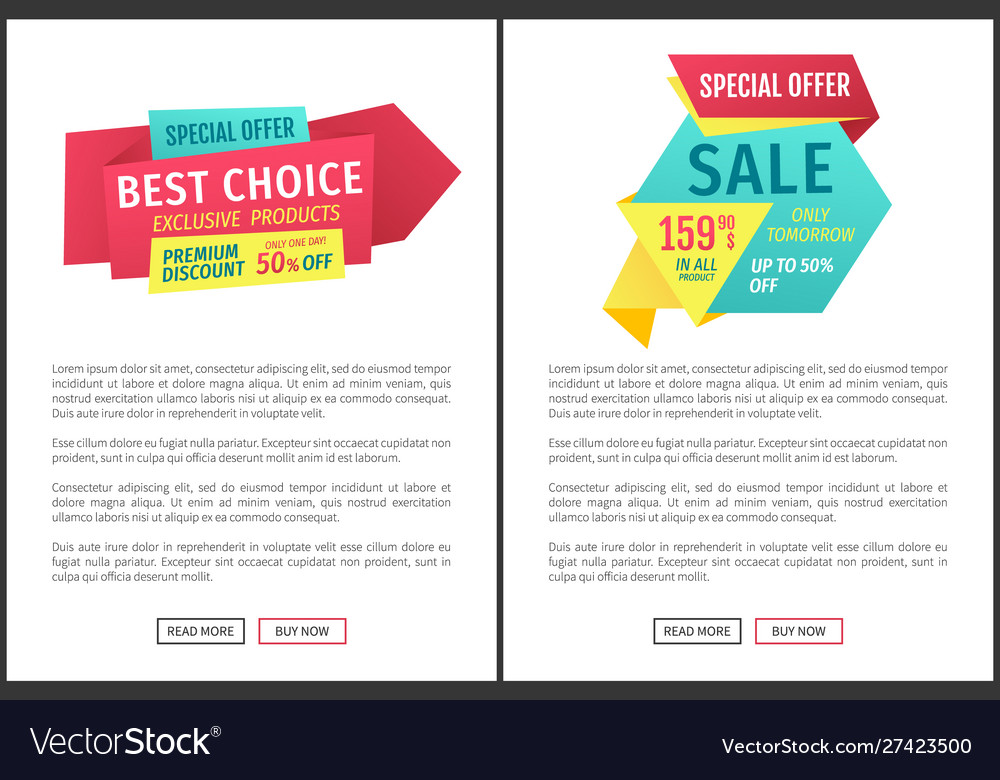 Store or shop clearance event landing page sample