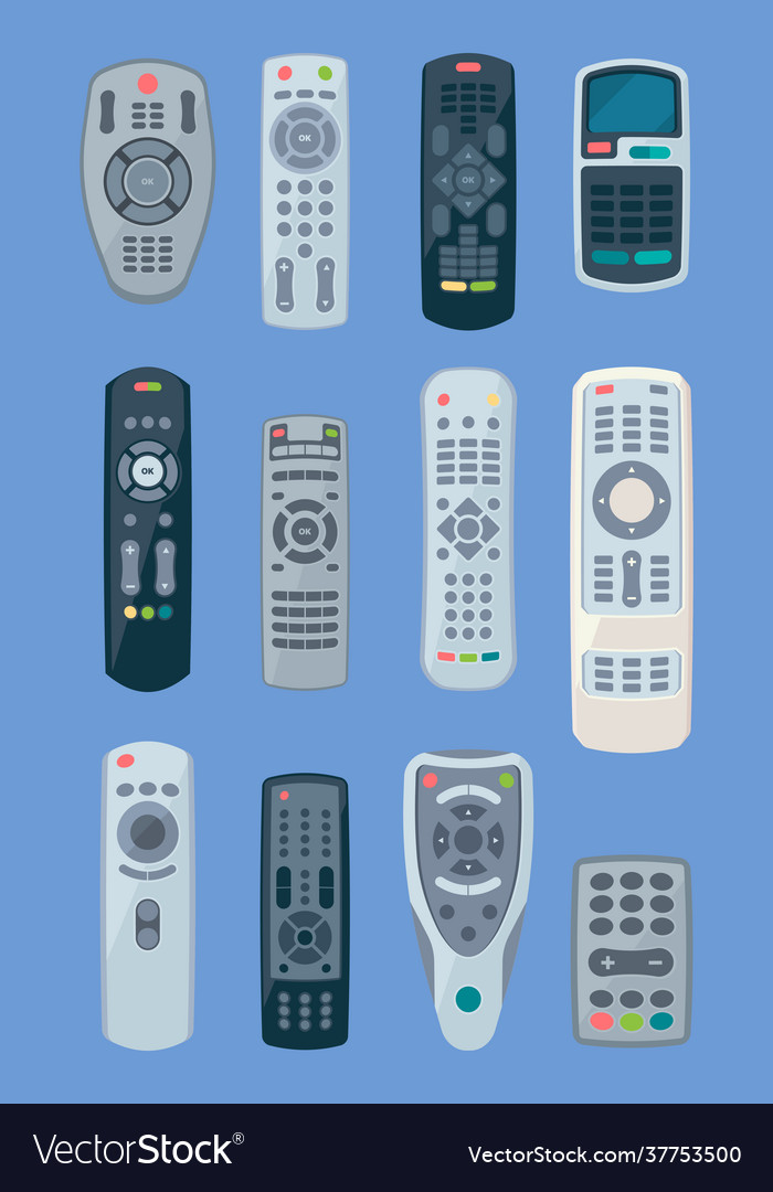 Old remote. Предметы телевидения.