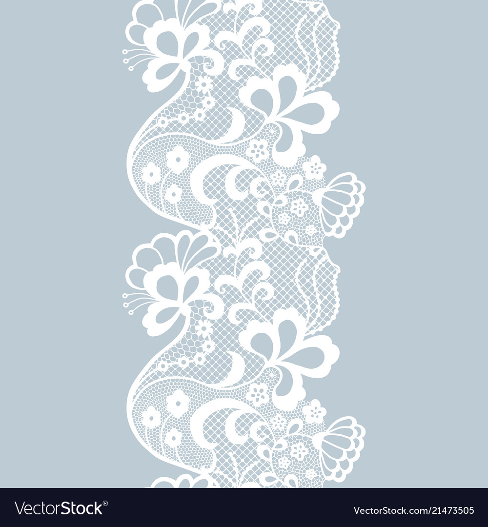 Lacy vintage trim Royalty Free Vector Image - VectorStock