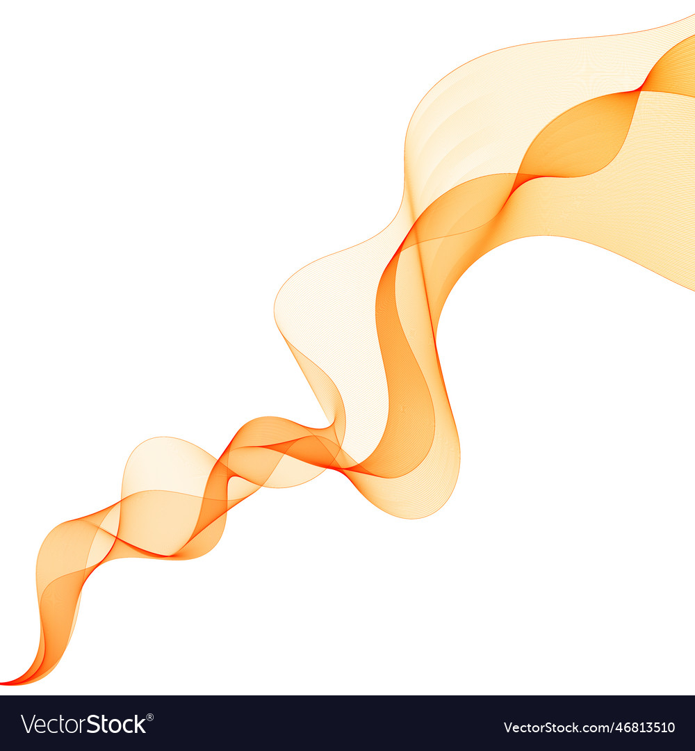 Abstract Orange Wave Background Presentation Vector Image 9369