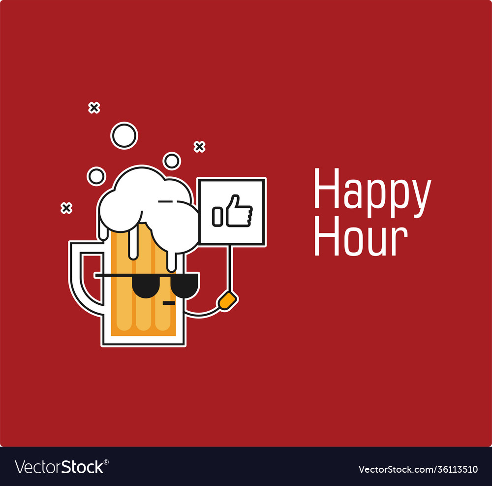 Beer flat icon isolated on color background