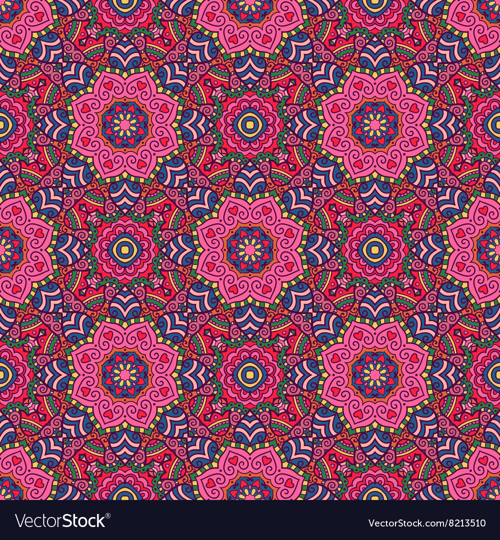 Ethnic seamless pattern Royalty Free Vector Image