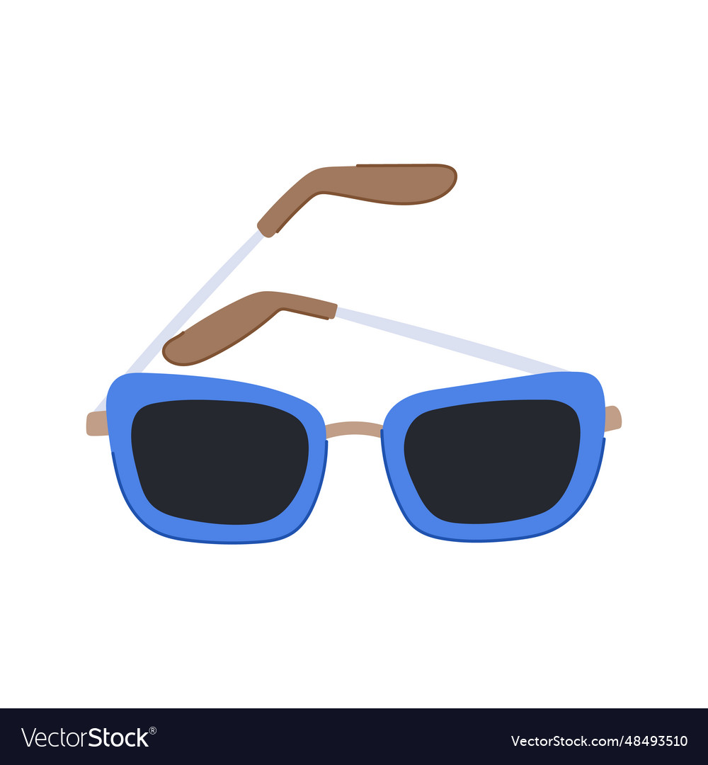 Happy sunglasses women cartoon Royalty Free Vector Image