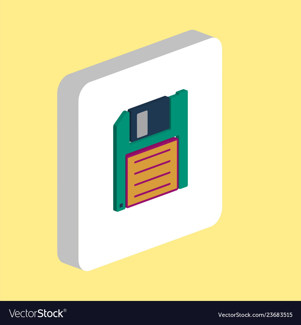 Floppy disk computer symbol