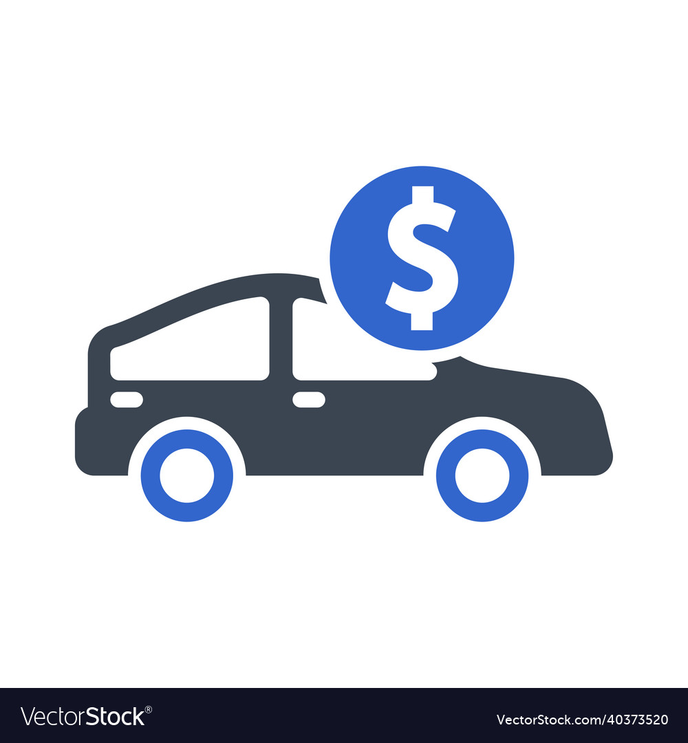 Car saving icon Royalty Free Vector Image - VectorStock