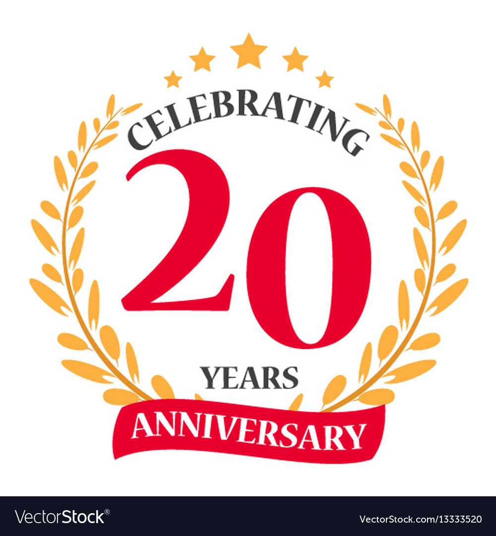 Happy anniversary celebration design Royalty Free Vector