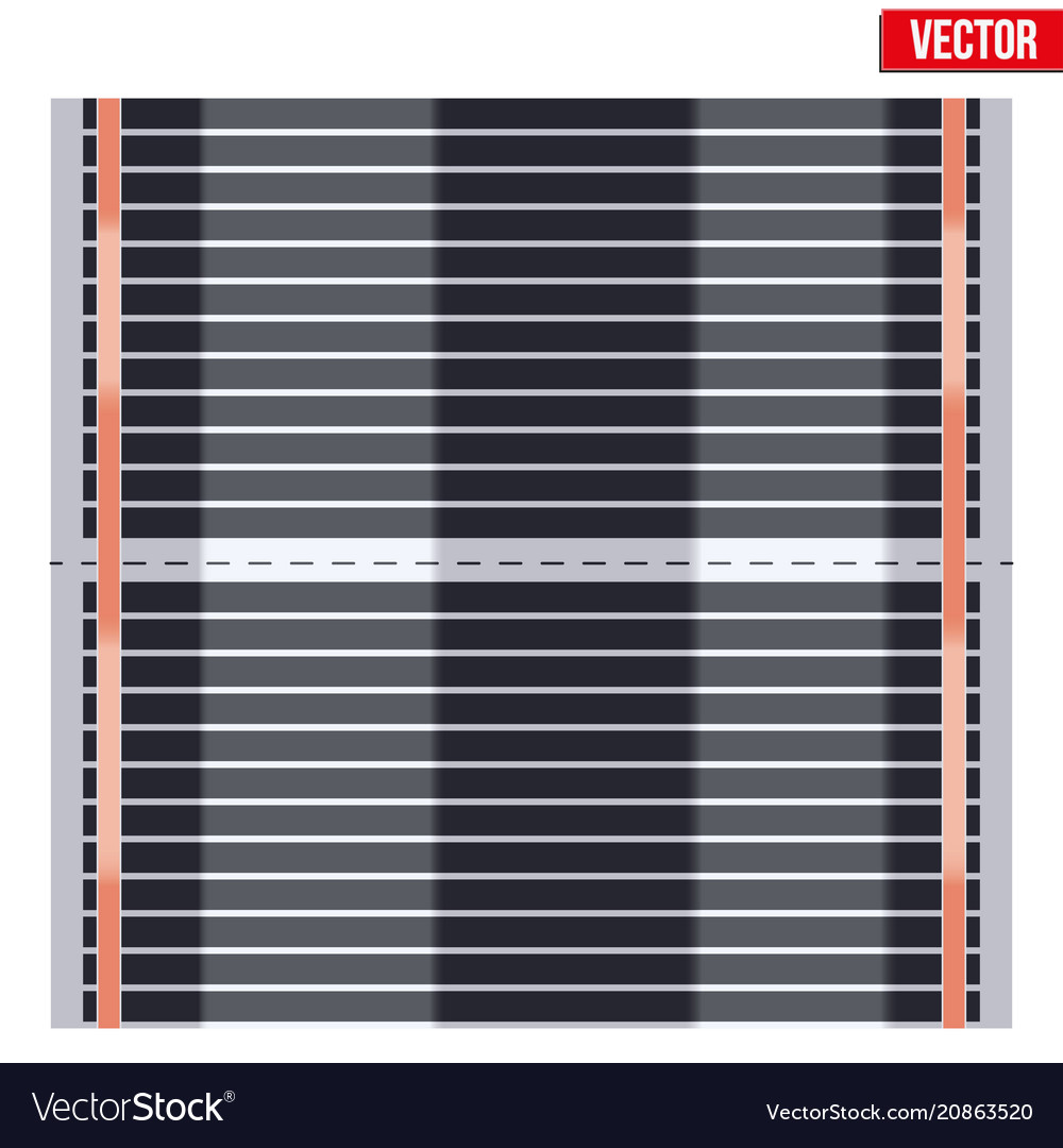 Infrared Floor Heating System Royalty Free Vector Image