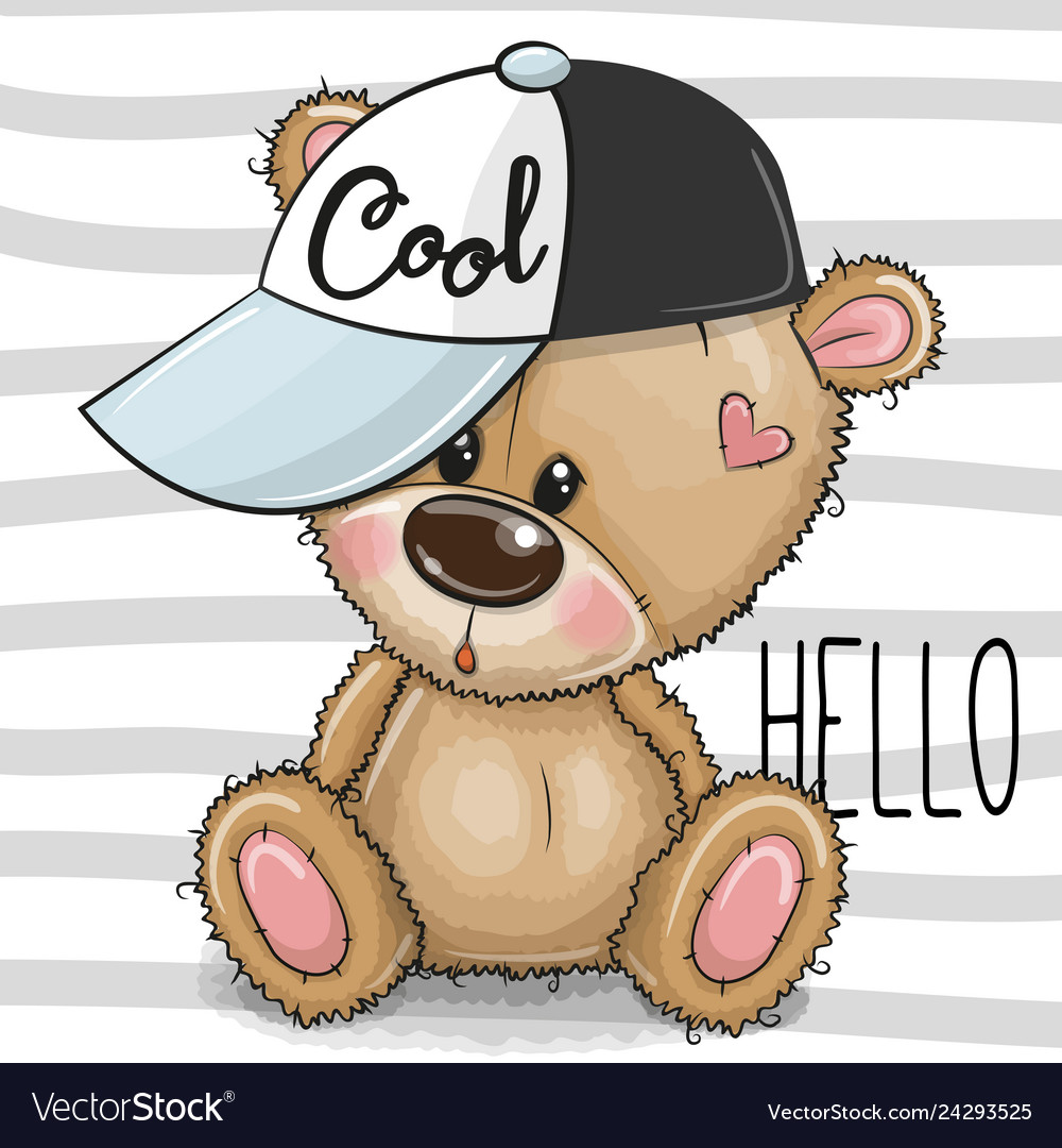 teddy bear pink cartoon