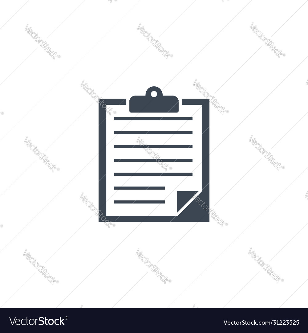 Clipboard verwandte Glyph-Symbole