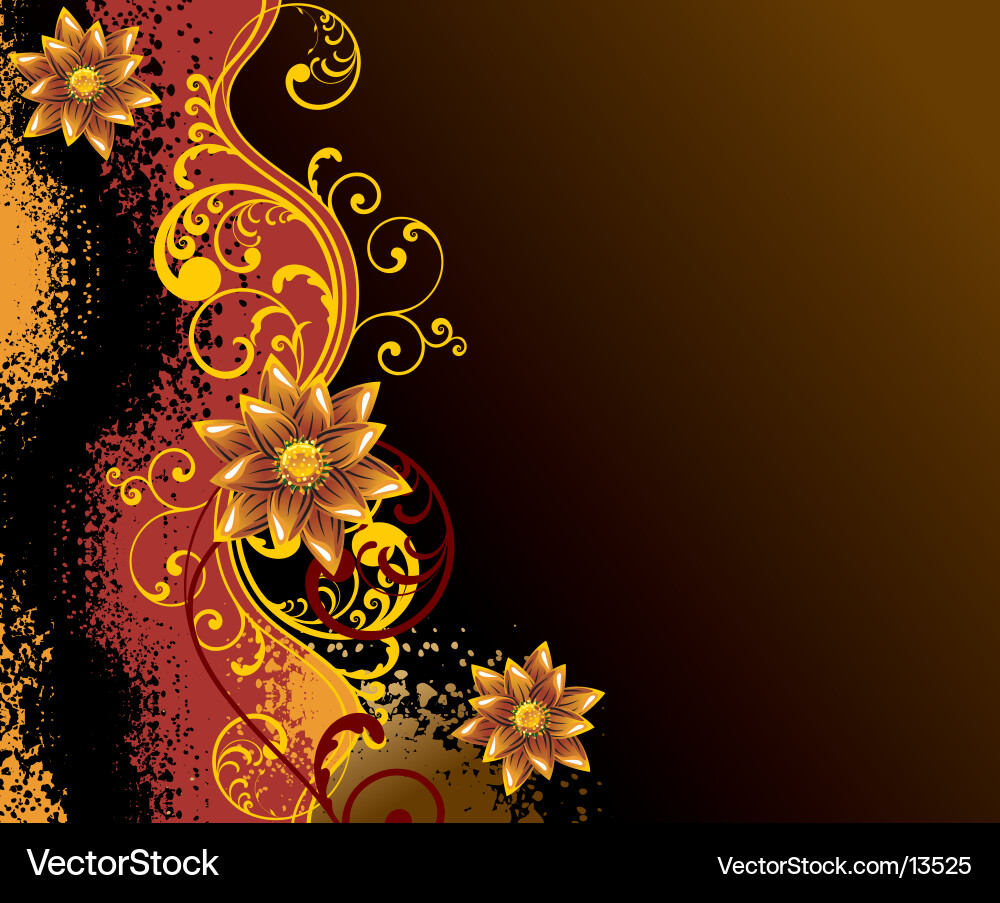 Flowers background Royalty Free Vector Image - VectorStock