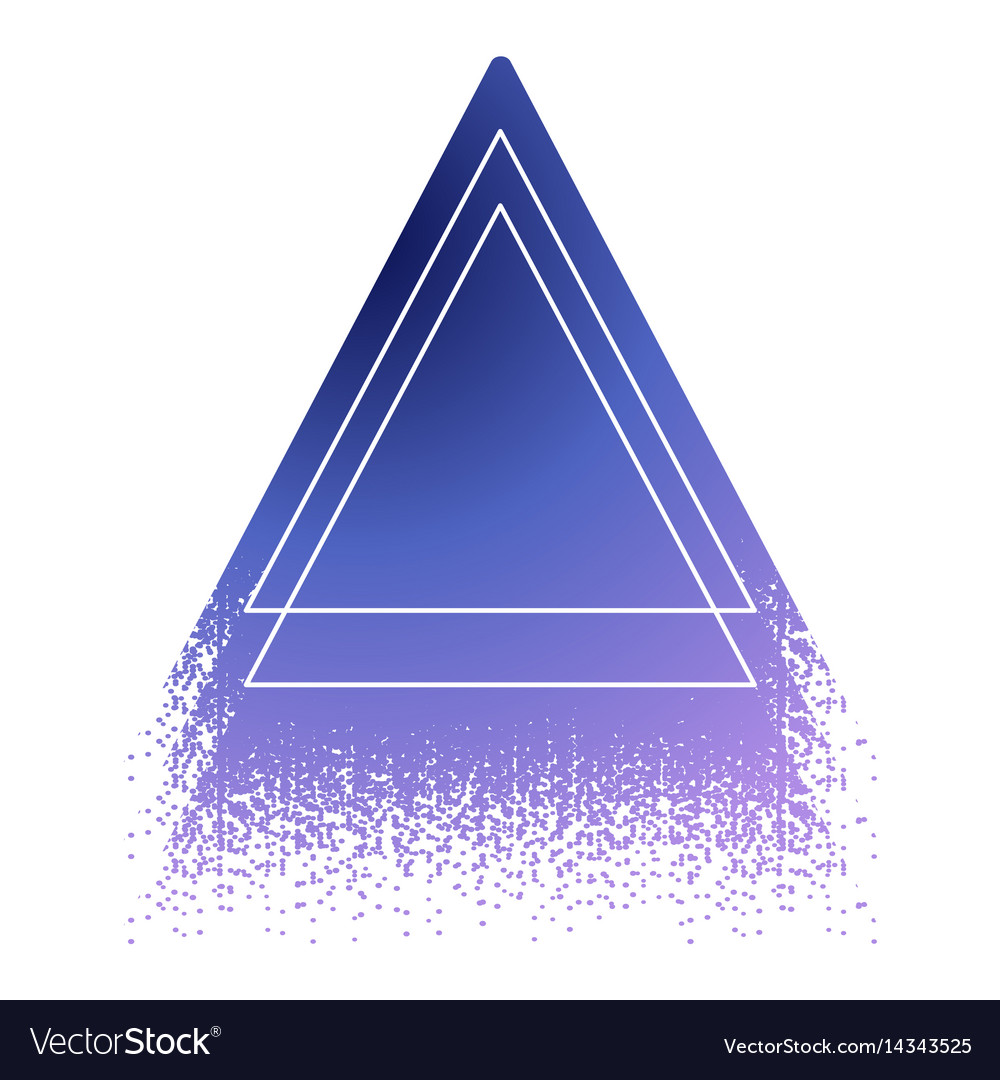 Graphic Triangular Shape Royalty Free Vector Image