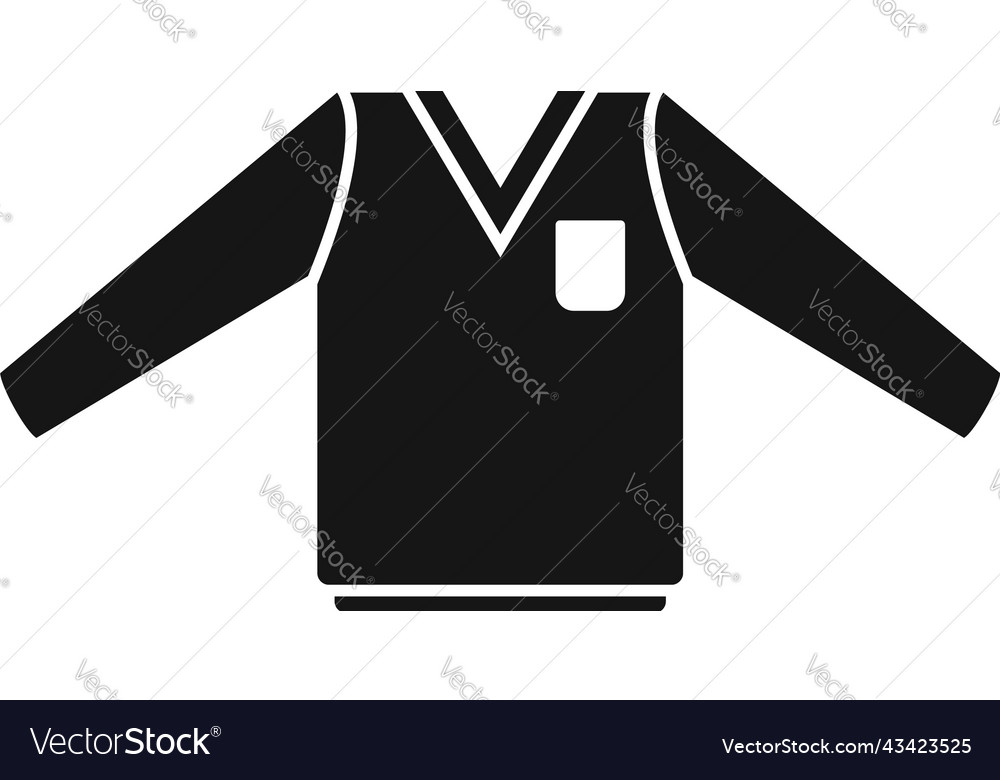 Japanese shirt icon simple student uniform Vector Image