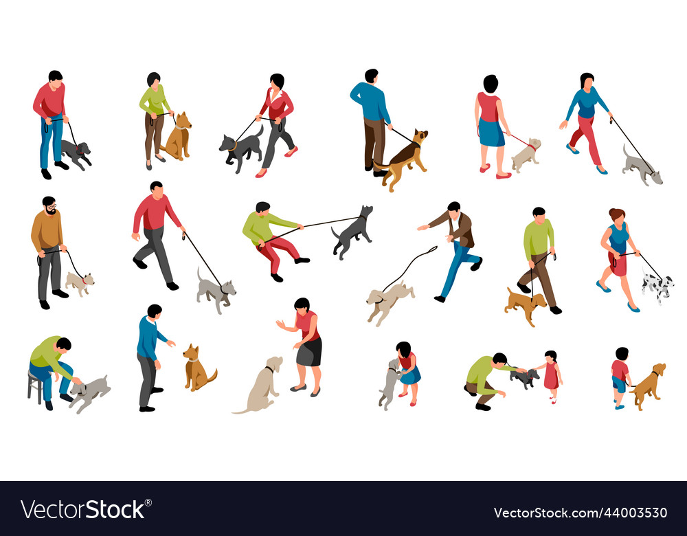 Dog Lovers Show Set Royalty Free Vector Image - Vectorstock