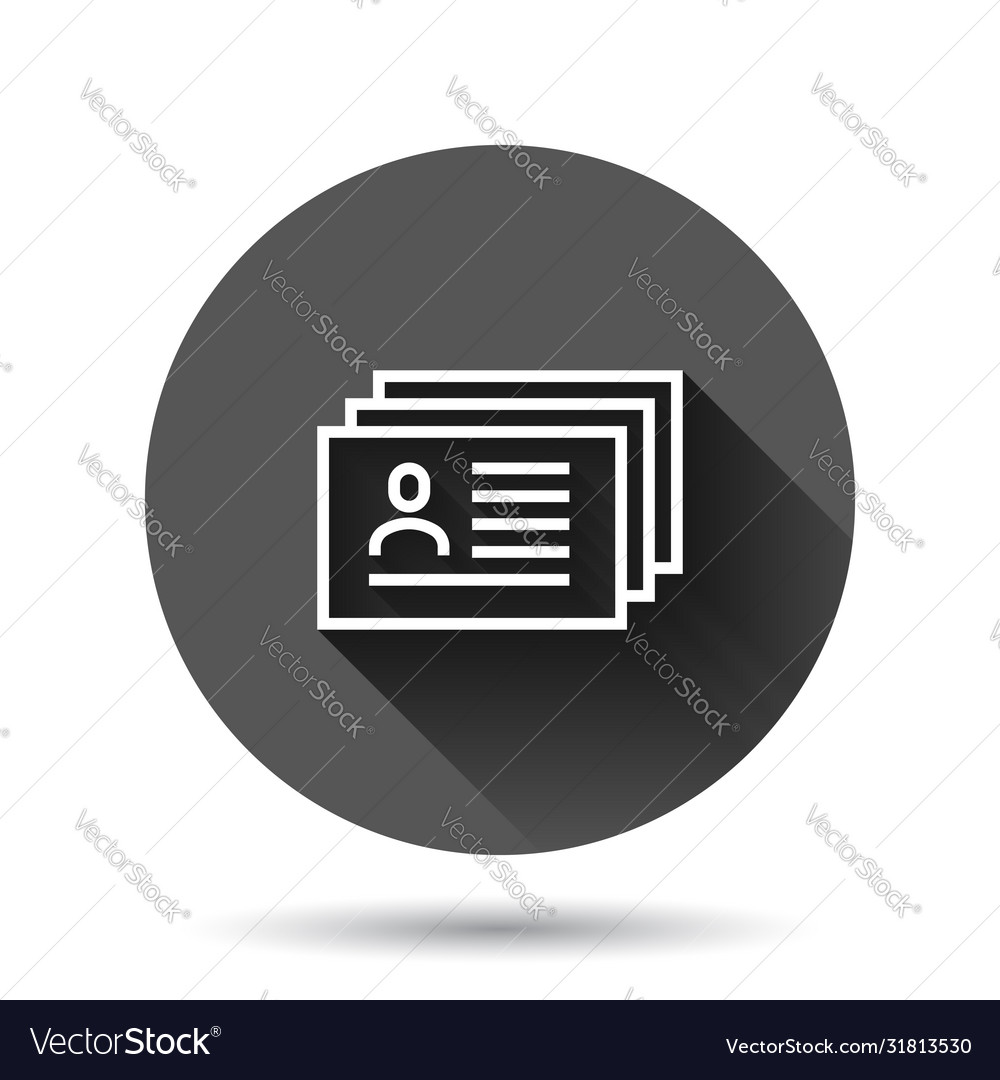 Resume icon in flat style contract document