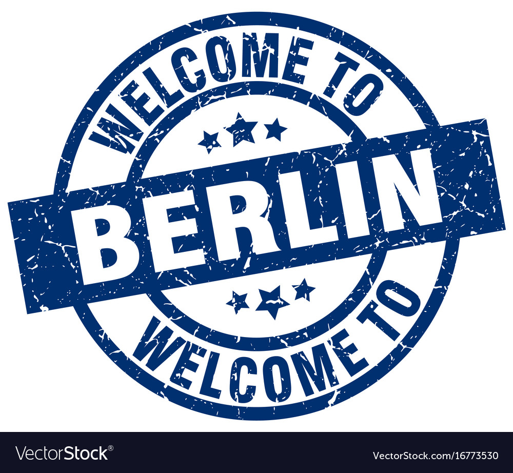 Welcome to berlin blue stamp