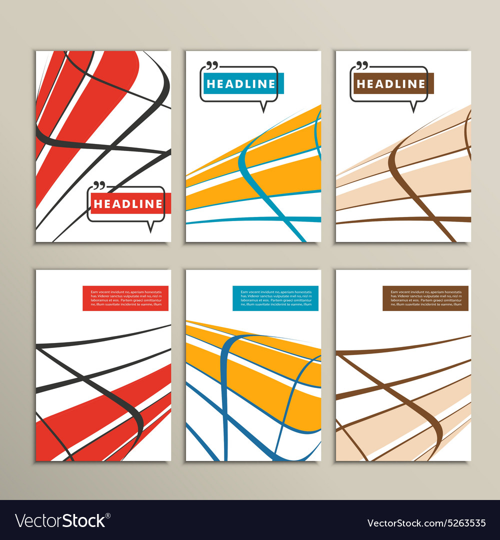 Colorful Abstract Lines On A White Background Vector Image On Vectorstock