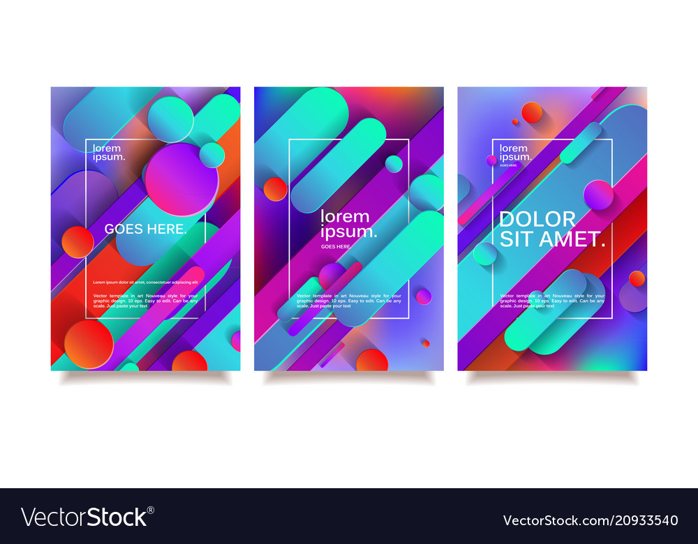 Business geometric design templates