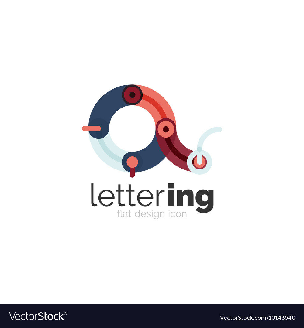 Letter logo business icon