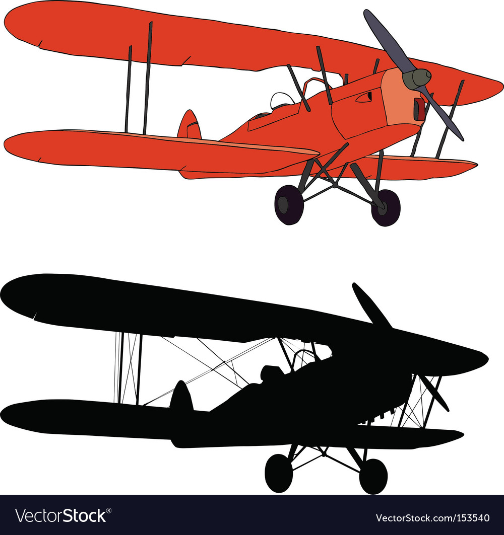 old airplane royalty free
