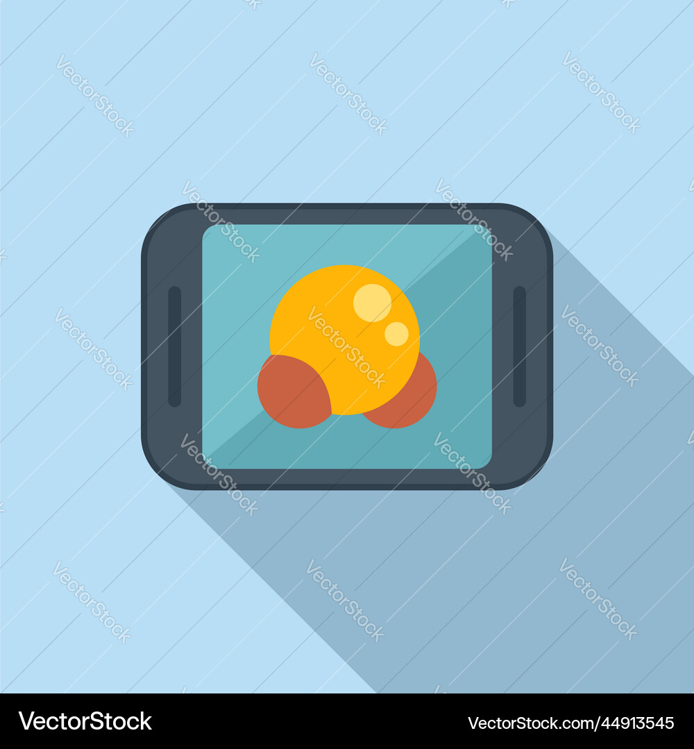 Tablet molecule icon flat lab research Royalty Free Vector