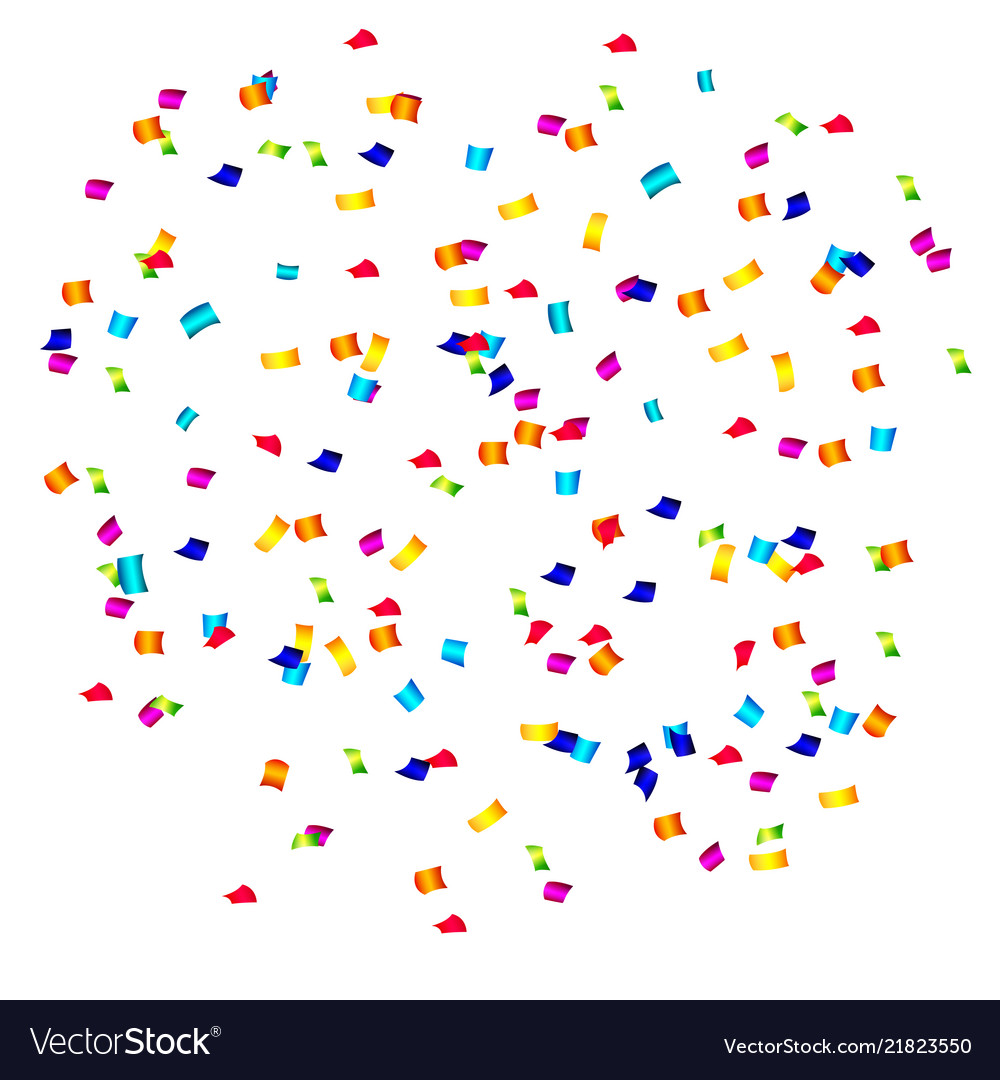 Abstract confetti background with polka dot