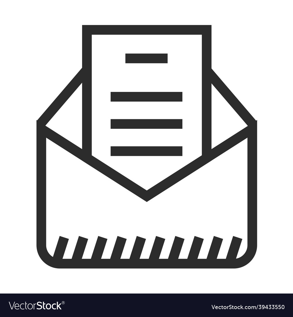 Envelope mail icon Royalty Free Vector Image - VectorStock