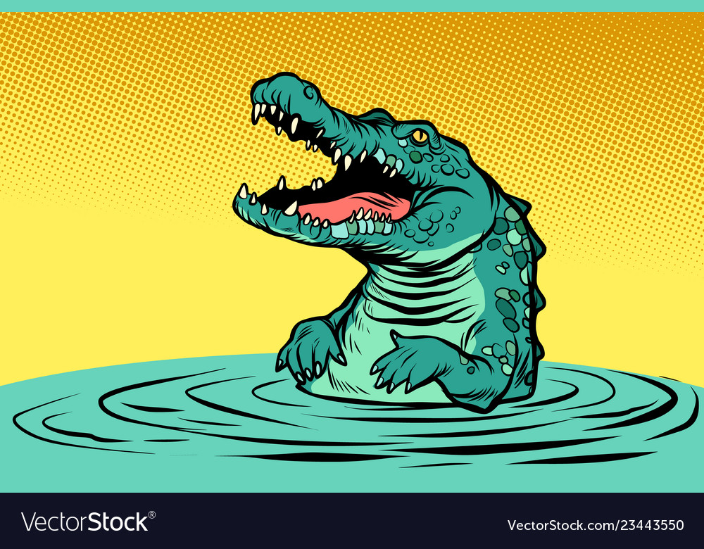 Vector The Crocodile Character 4031