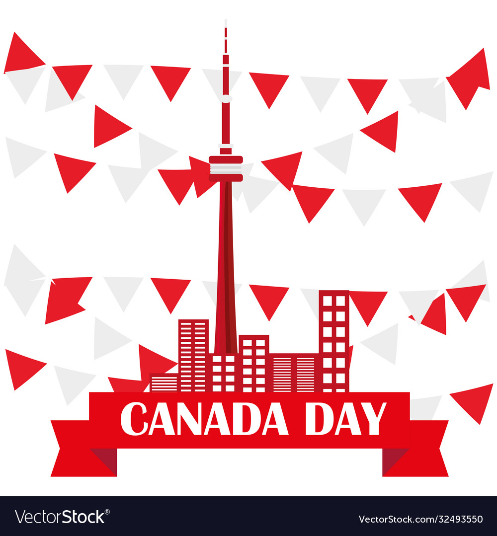 Happy canada day card