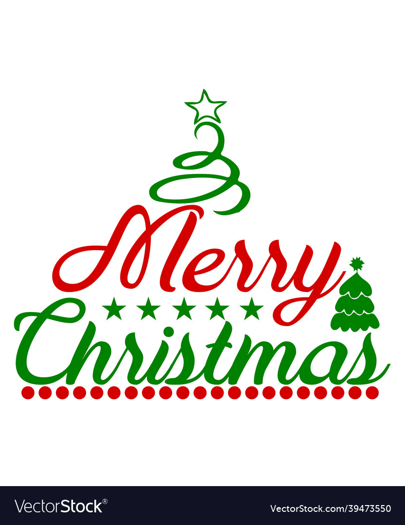 Merry christmas Royalty Free Vector Image - VectorStock