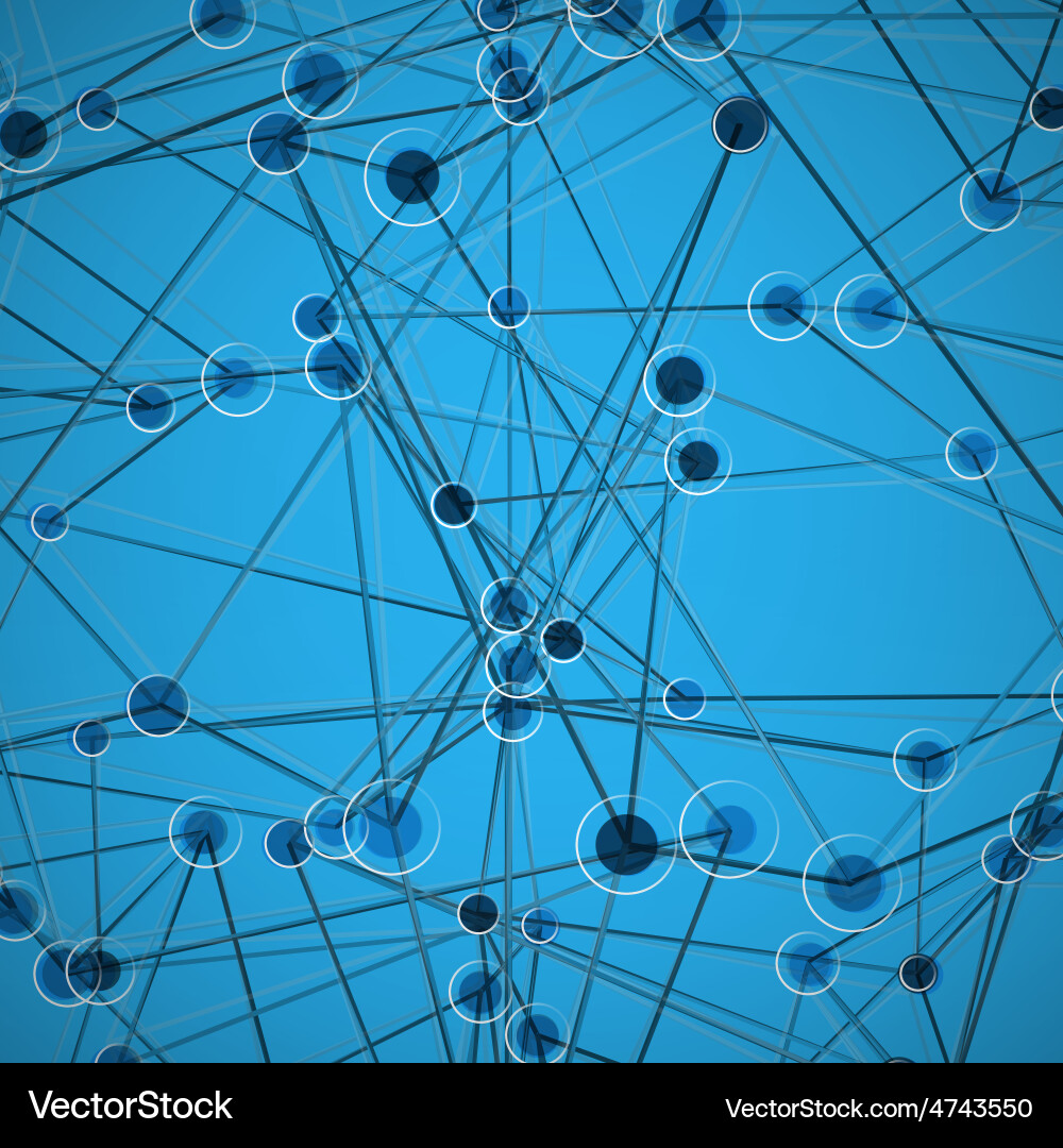 Wireframe polygonal element abstract background Vector Image