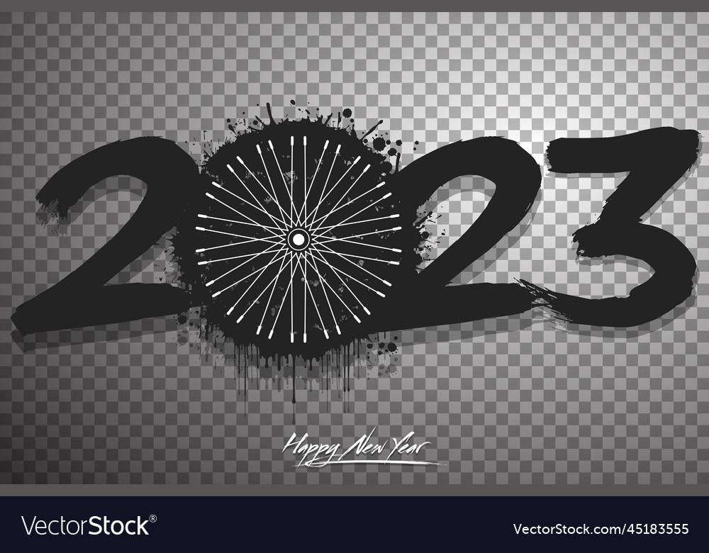 Happy new year 2023 and wheel bike