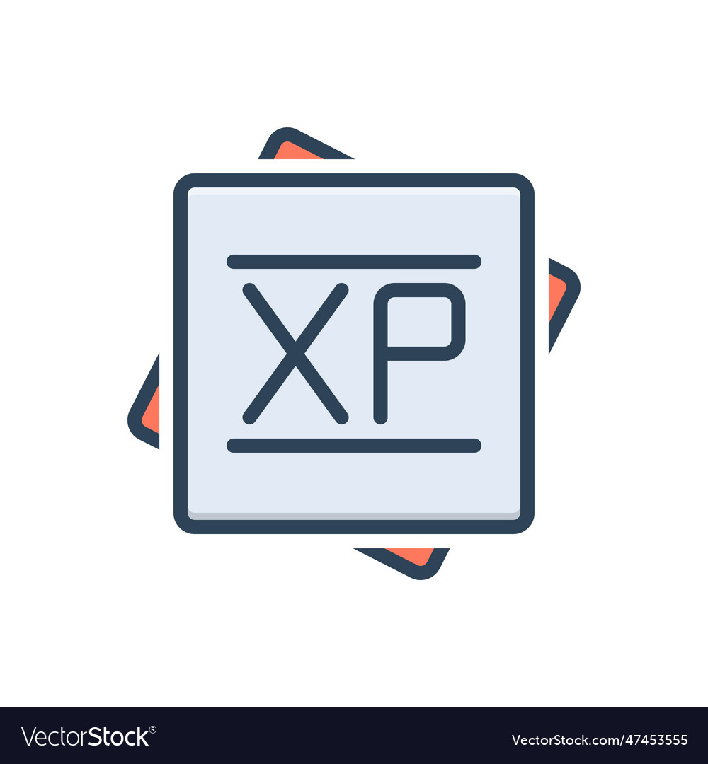 Xp Royalty Free Vector Image - VectorStock