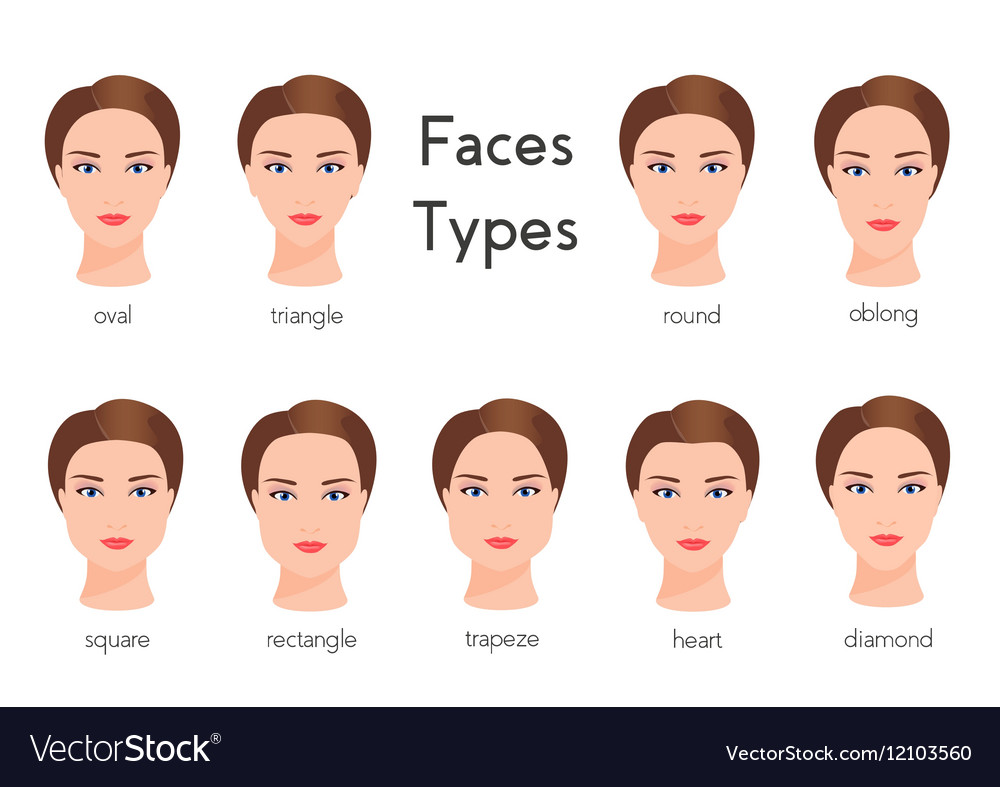 set-of-different-woman-face-types-female-face-vector-image