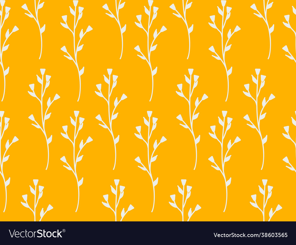 Seamless repeating pattern flowers and plants