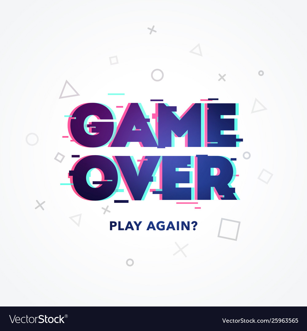 GAME OVER-PLAY AGAIN | Poster