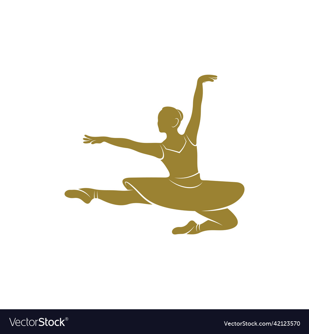 Ballet dancer design creative