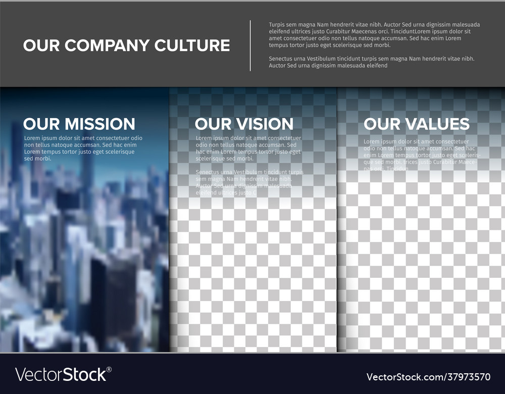 Company profile statement - mission vision values