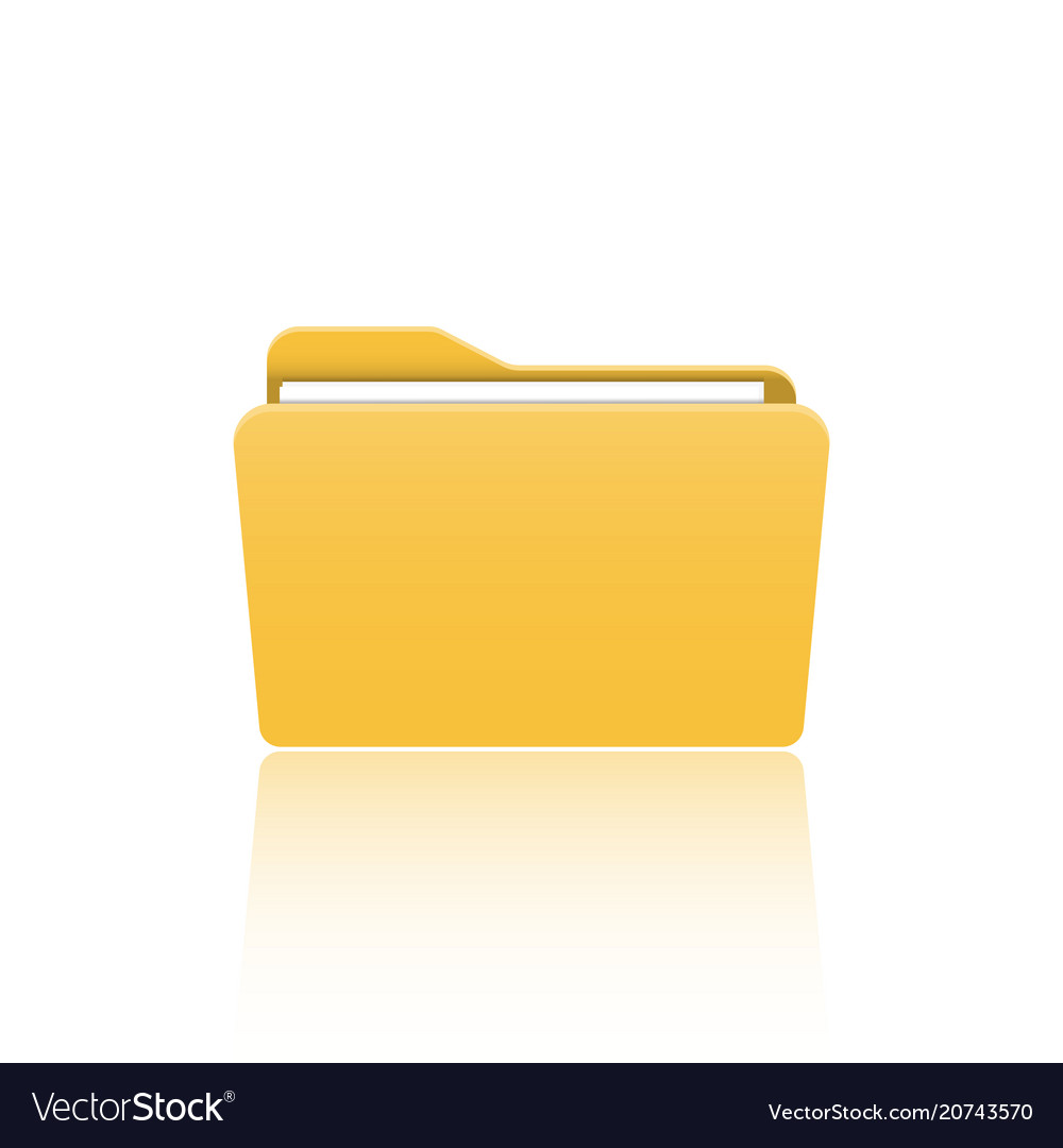 Download Folder icon flat design graphic folder Royalty Free Vector