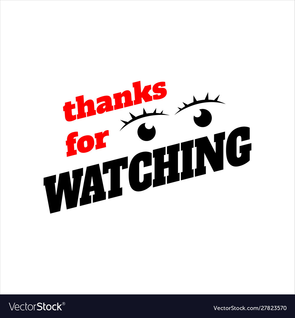 Thank You For Watching Background Vector Images 26