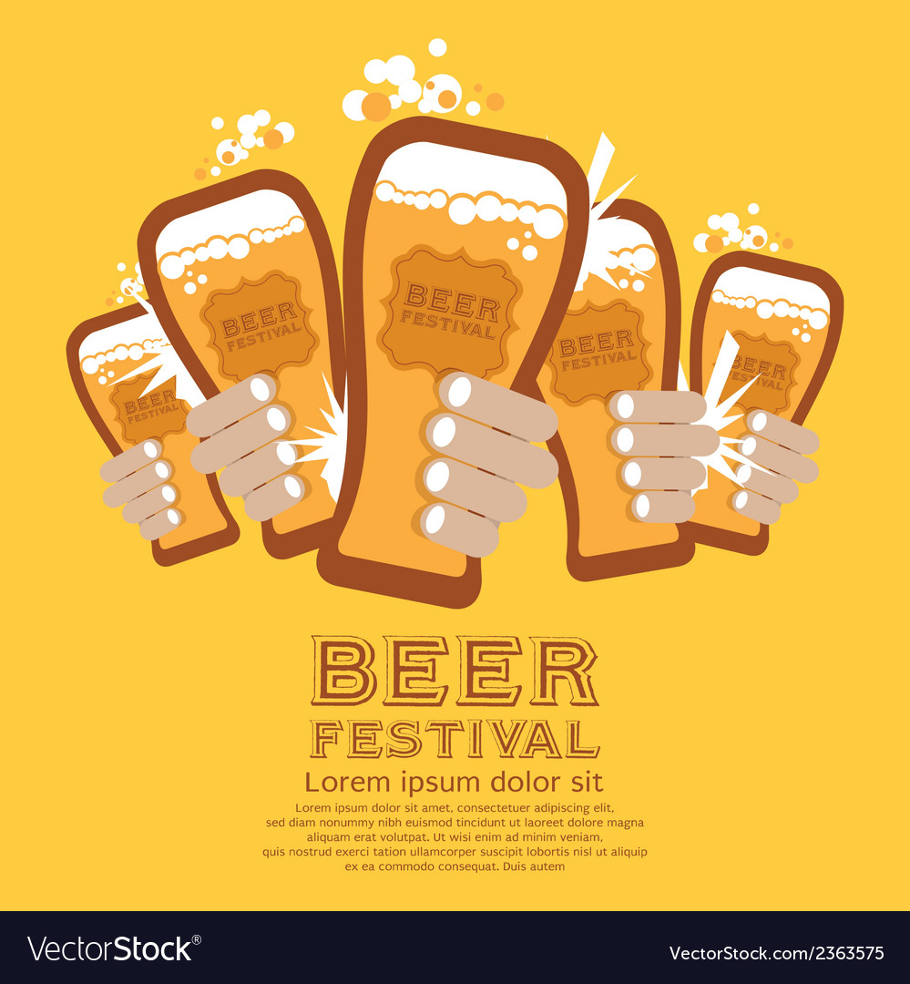 Beer Festival Royalty Free Vector Image Vectorstock 0724